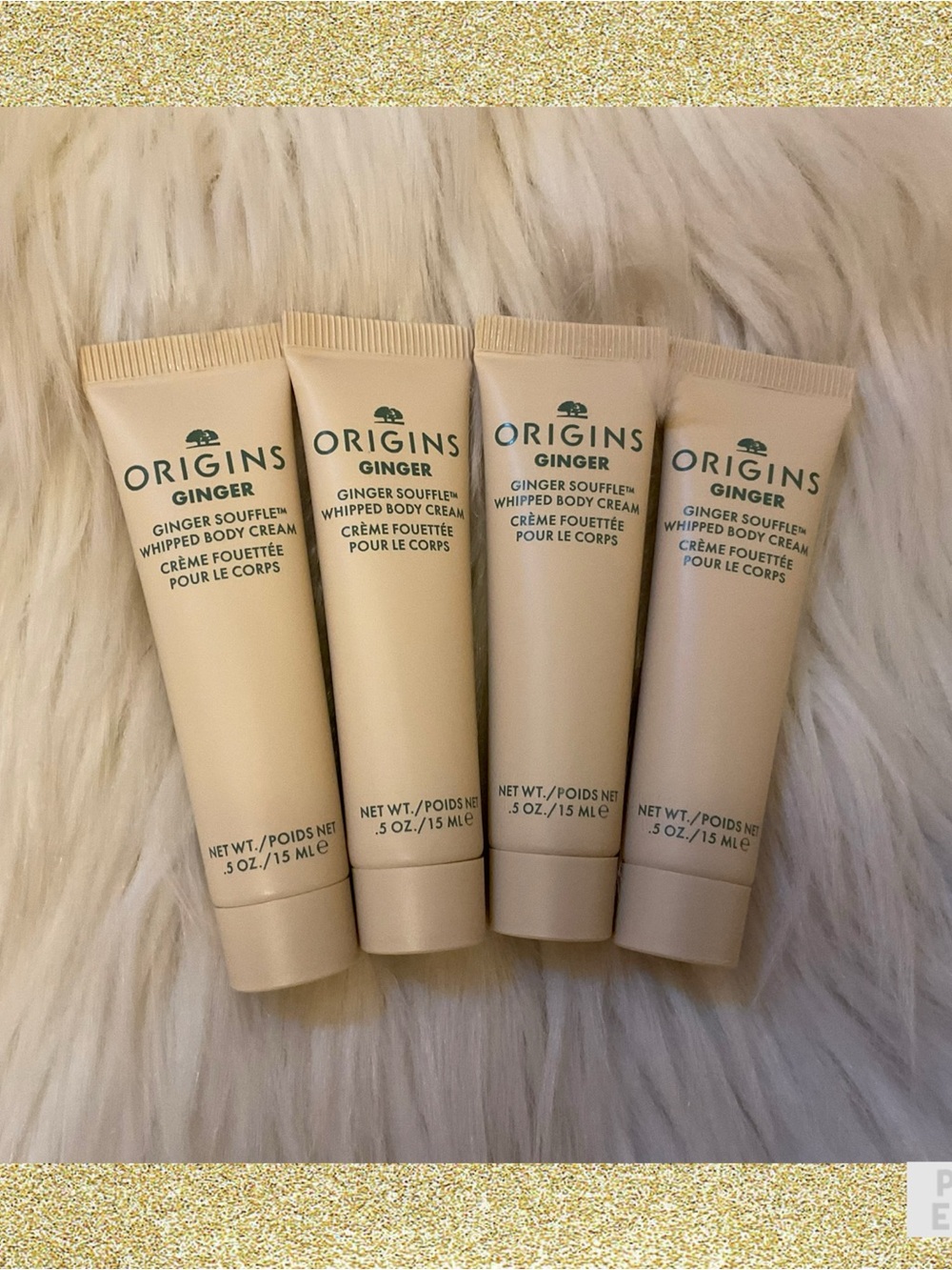 Origins Ginger Souffle Whipped Body Cream - New x4 Travel Size